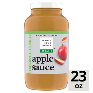 Hũ 23 ounce Wholesome Pantry Organic Unsweetened Apple Sauce thuộc diện thu hồi