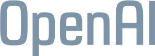 Biểu trưng OpenAI trên nền trắng