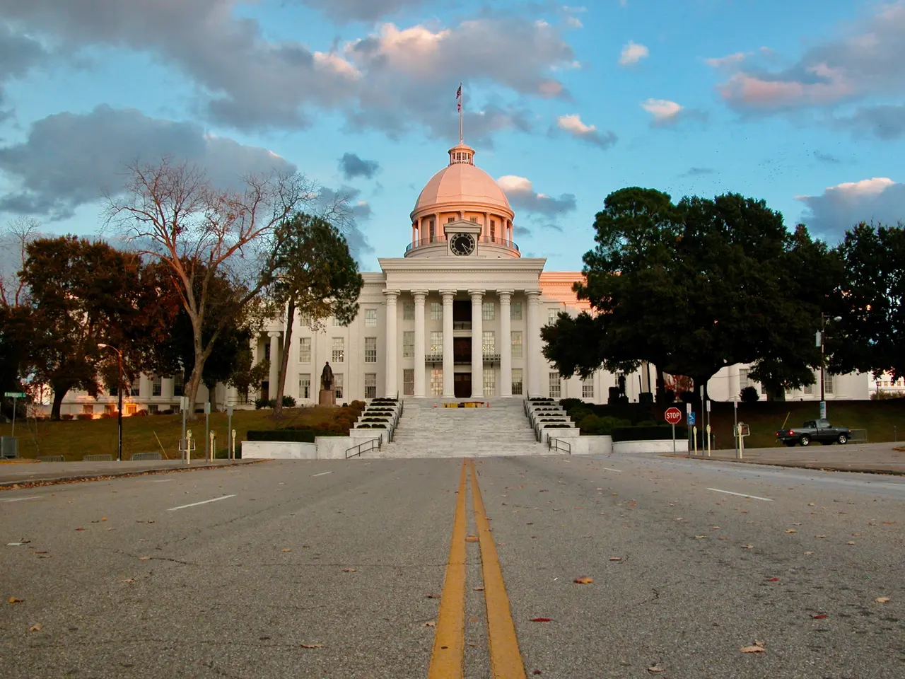 Tòa nhà Quốc hội tiểu bang Alabama ở Montgomery