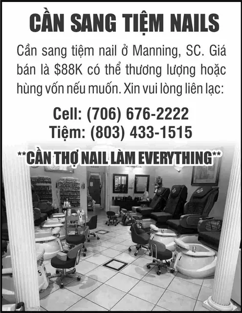 Hình rao vặt: CẦN SANG TIỆM NAIL